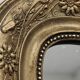 Antique Louis Philippe gilded trumeau mirror
