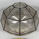 1960s 1970s Ceiling Lamp Flush Mount by Glashütte Limburg Germany