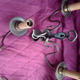 3 double brass appliques