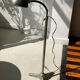 Industrial metal foot lamp