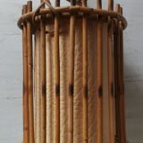 Vintage bamboo and rattan suspension