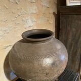 Ancienne jarre indienne en terre cuite