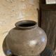 Old Indian terracotta jar