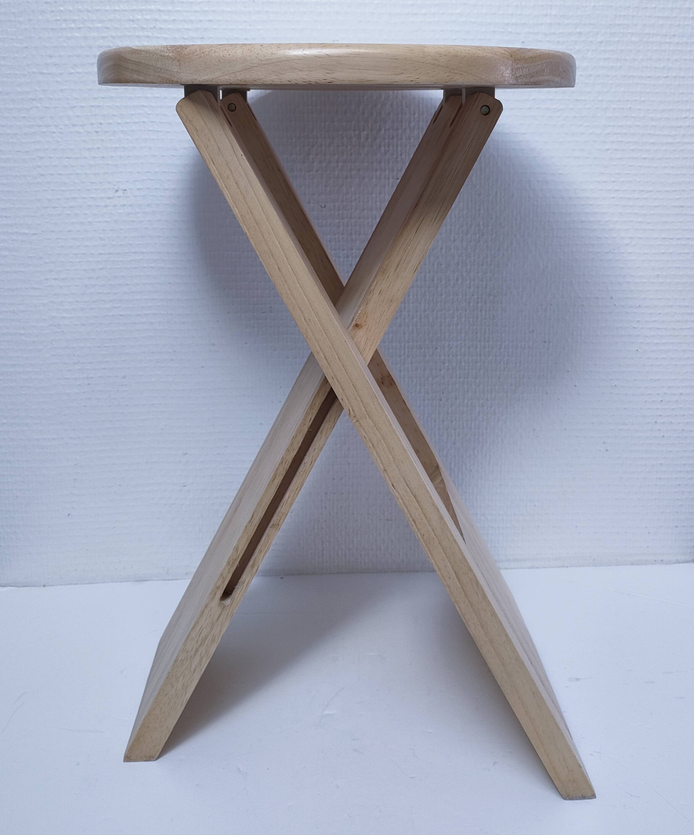 "Suzy" stool by Adrian Reed solid beech 80s