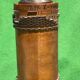 Antique wallpaper print roller lamp