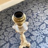 Patinated lamp foot