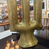 Artisanal chandelier in solid brass – Unique piece – Chad