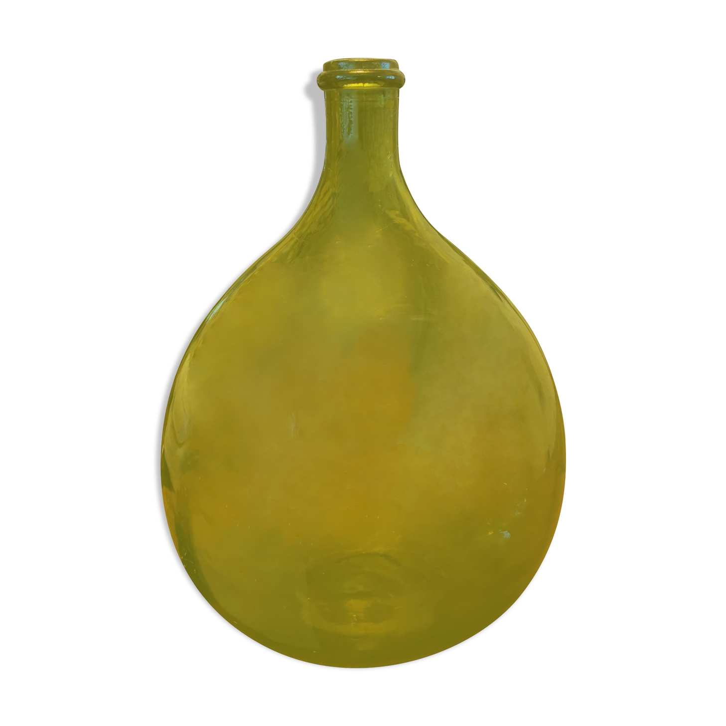 Demijohn 6l in green glass