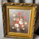 Oil on canvas, framed still life