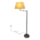 Lampadaire design aluminium brossé -Ligne moderniste années 90