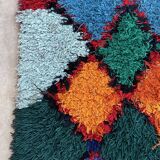 Moroccan carpet azilal colorful - 78 x 180 cm