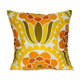 Vintage 70s flower cushion 37 x 37 cm