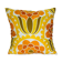 Vintage 70s flower cushion 37 x 37 cm