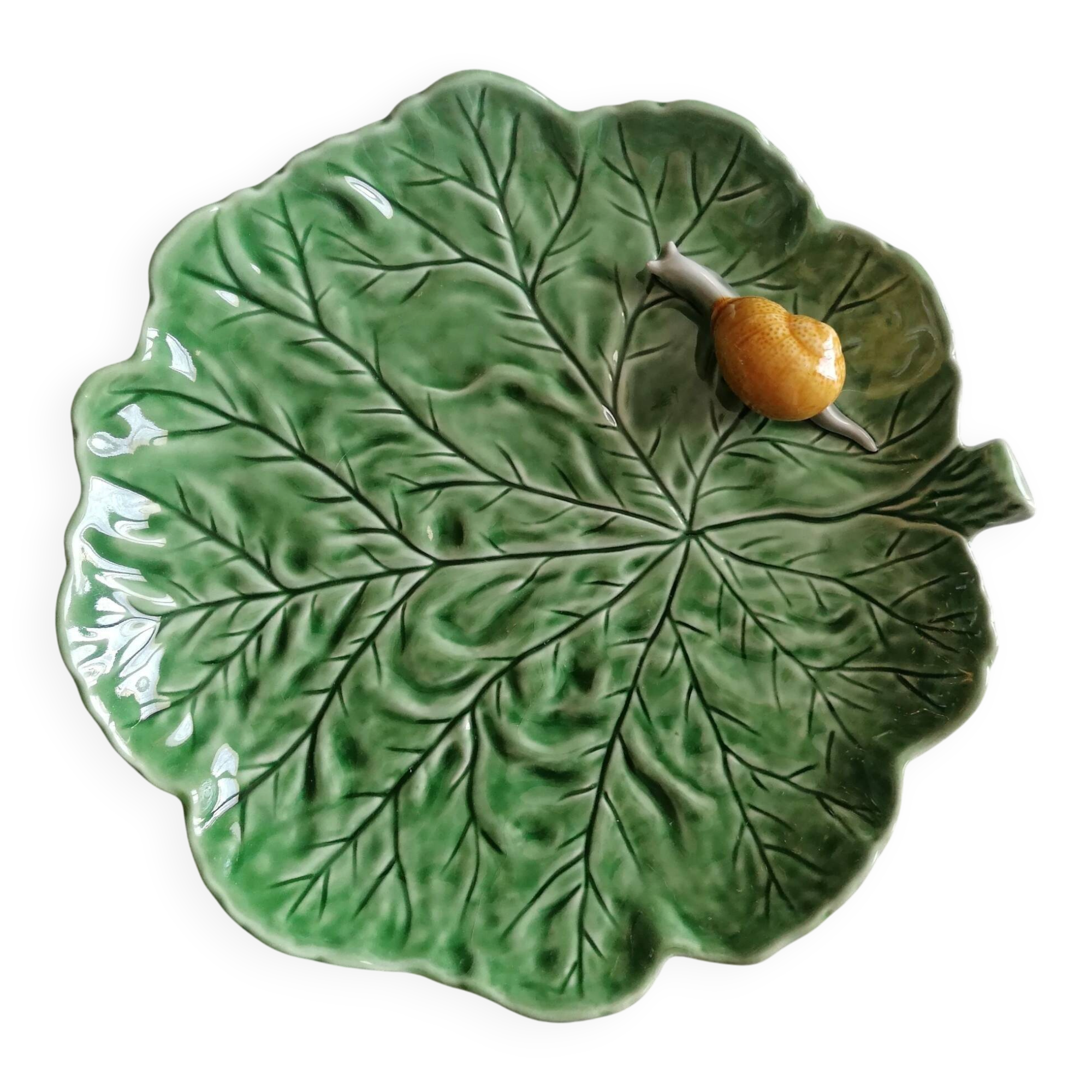 Bordallo Pinheiro cabbage leaf plate