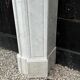 Louis XV style fireplace in Carrara marble circa 1940