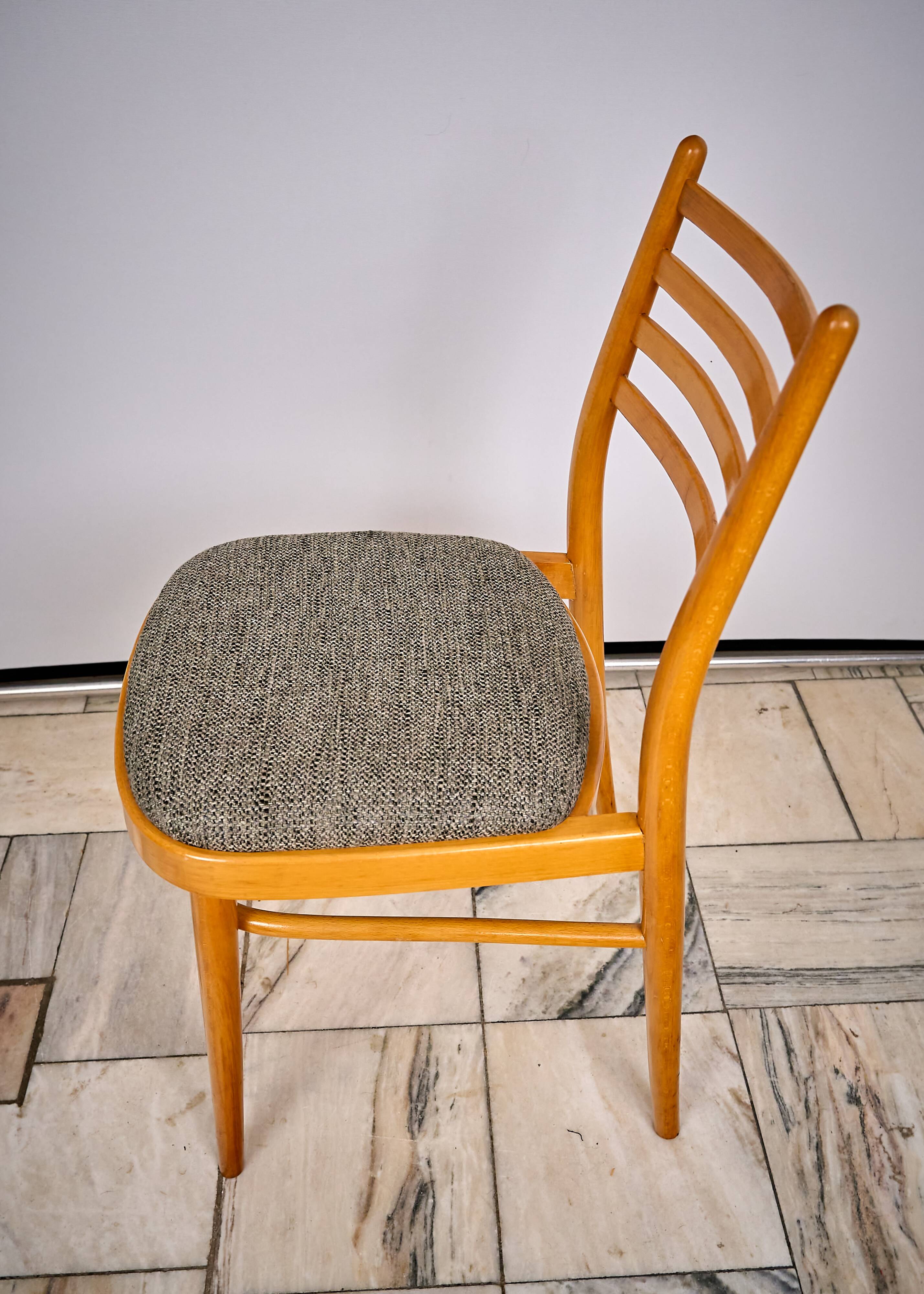 Set of 4 chairs designed by Antonin Suman for TON Czechoslovakia, 1960s