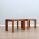 Afra & Tobia Scarpa Mod. 778 coffee tables for Cassina 1970s