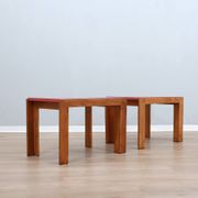 Afra & Tobia Scarpa Mod. 778 coffee tables for Cassina 1970s