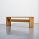 Banc en pin massif, Les Arcs, circa 1973