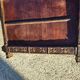 Coffee table in metal and copper wood
