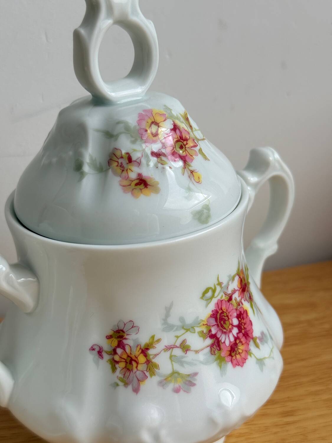 Sugar bowl & cream jug – Limoges porcelain Lafarge & Cie, 1900–1930