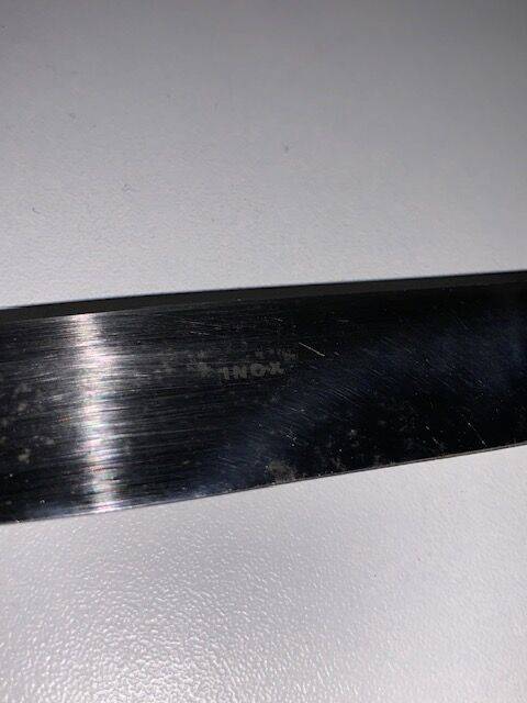 Box of 12 stainless steel table knives