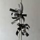 Jocelyn Troche (XXe siècle) Lampadaire fleur en acier chromé, design 1970