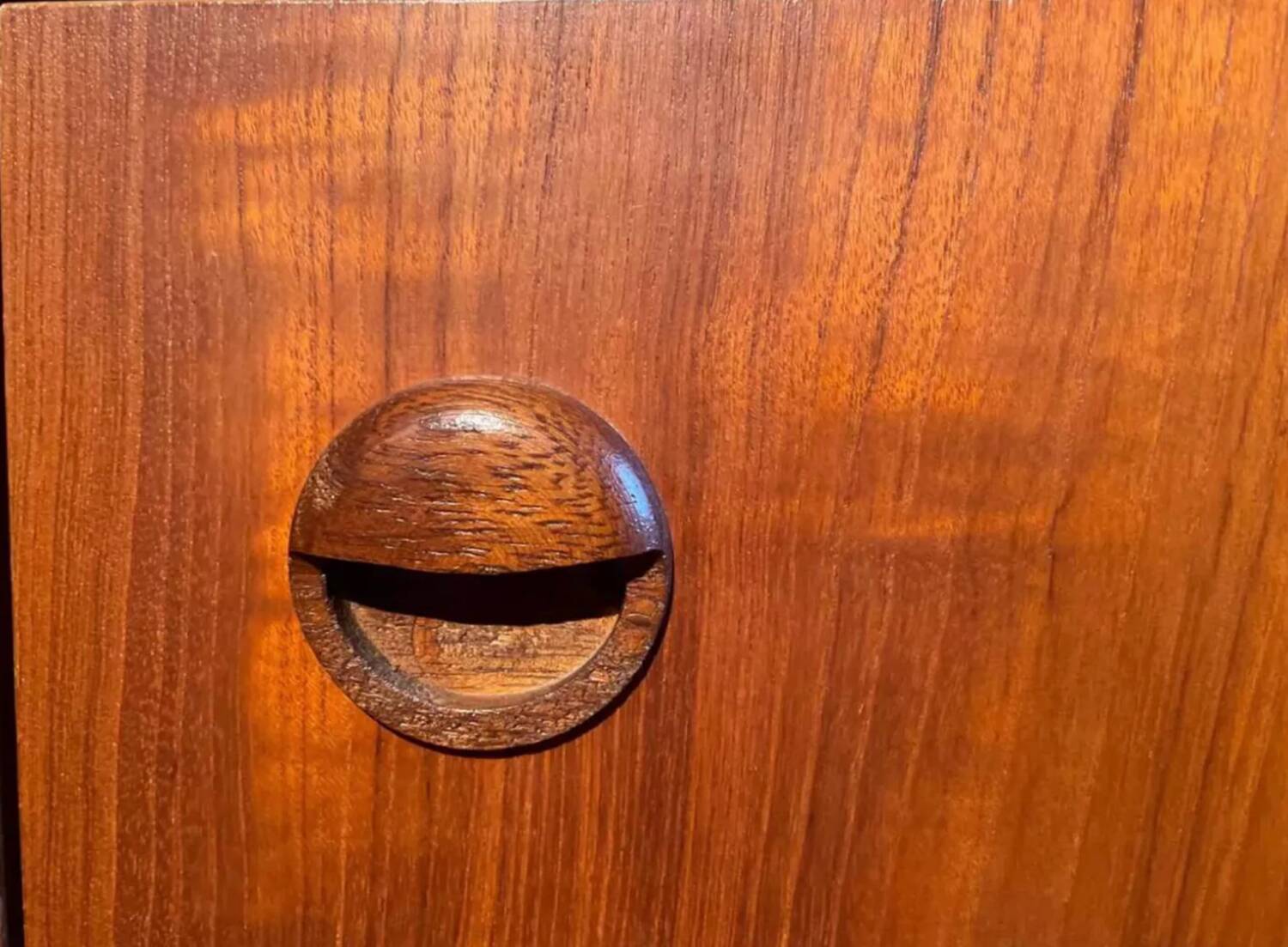 Commode bibliothèque scandinave en teck