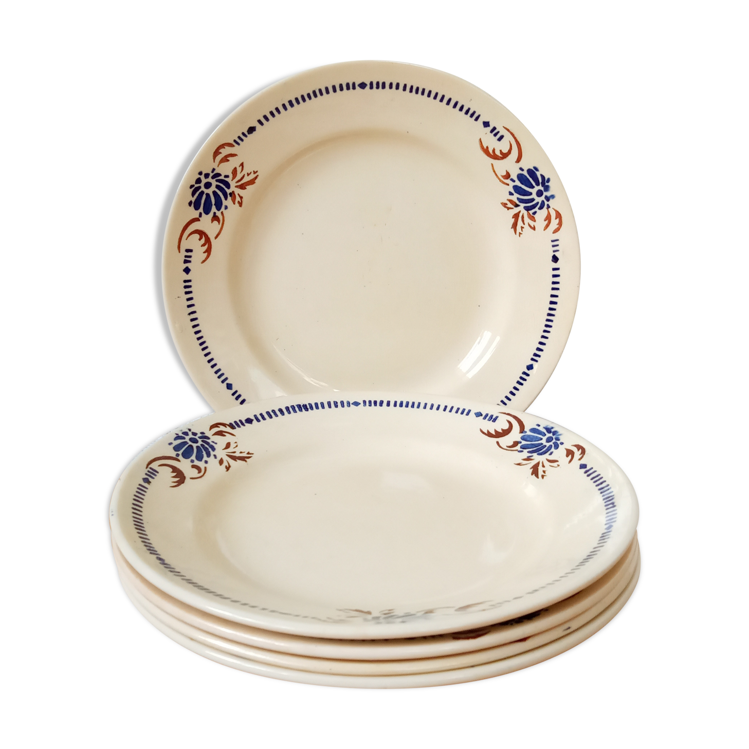 Five flat plates of Sarreggemines