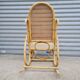 Rattan flesh rocking chair