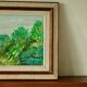 Original mid-century oil on canvas – "Vibrant Landscape"