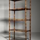 Faux bamboo bookcase
