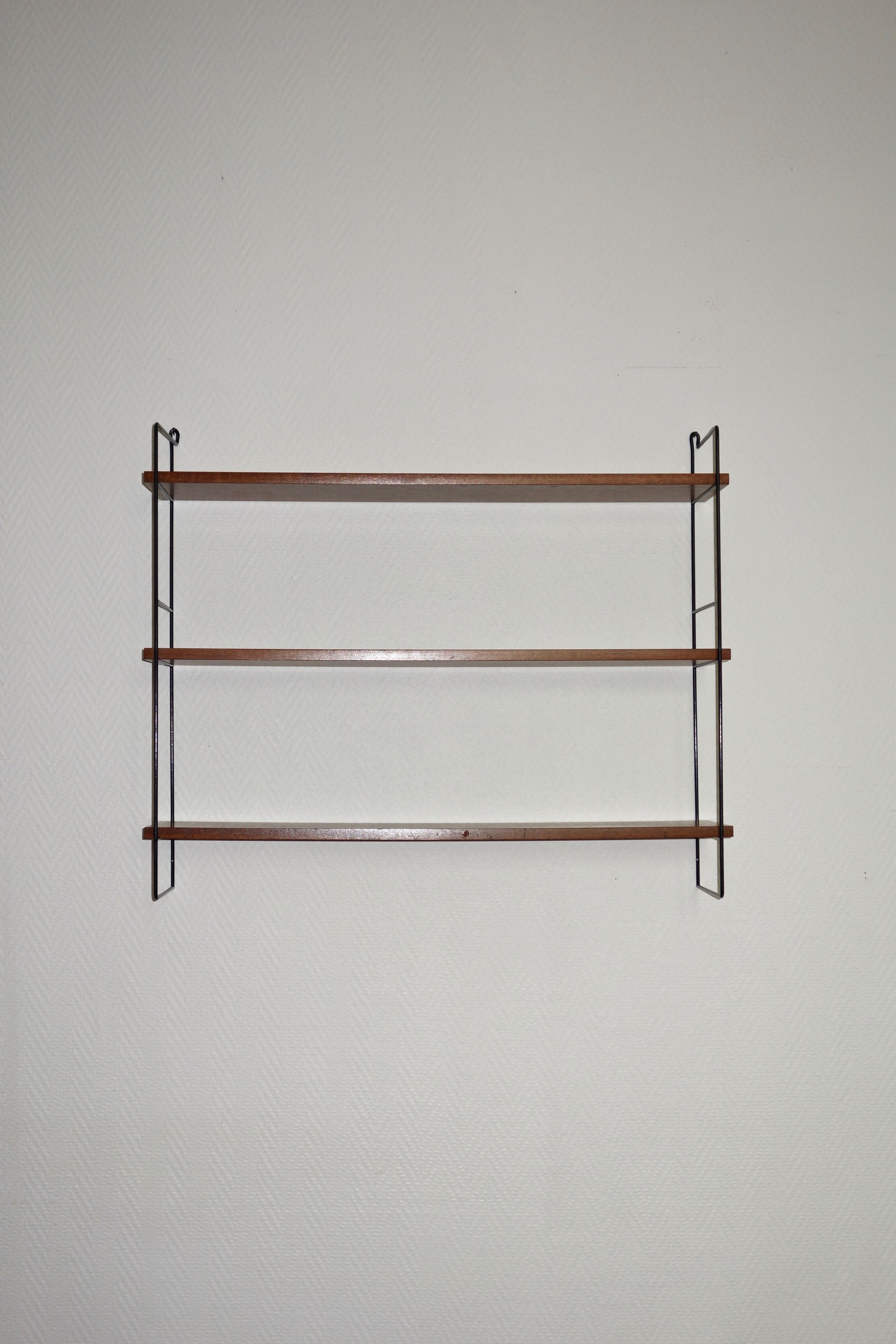 50 years teak wall shelf