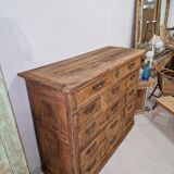 14-drawer wooden chest of drawers