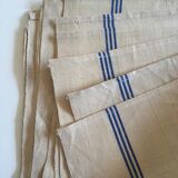 60s blue-bed linen towels