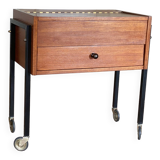Secretary / Vintage Scandinavian side table on wheels