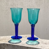 Two blown glasses