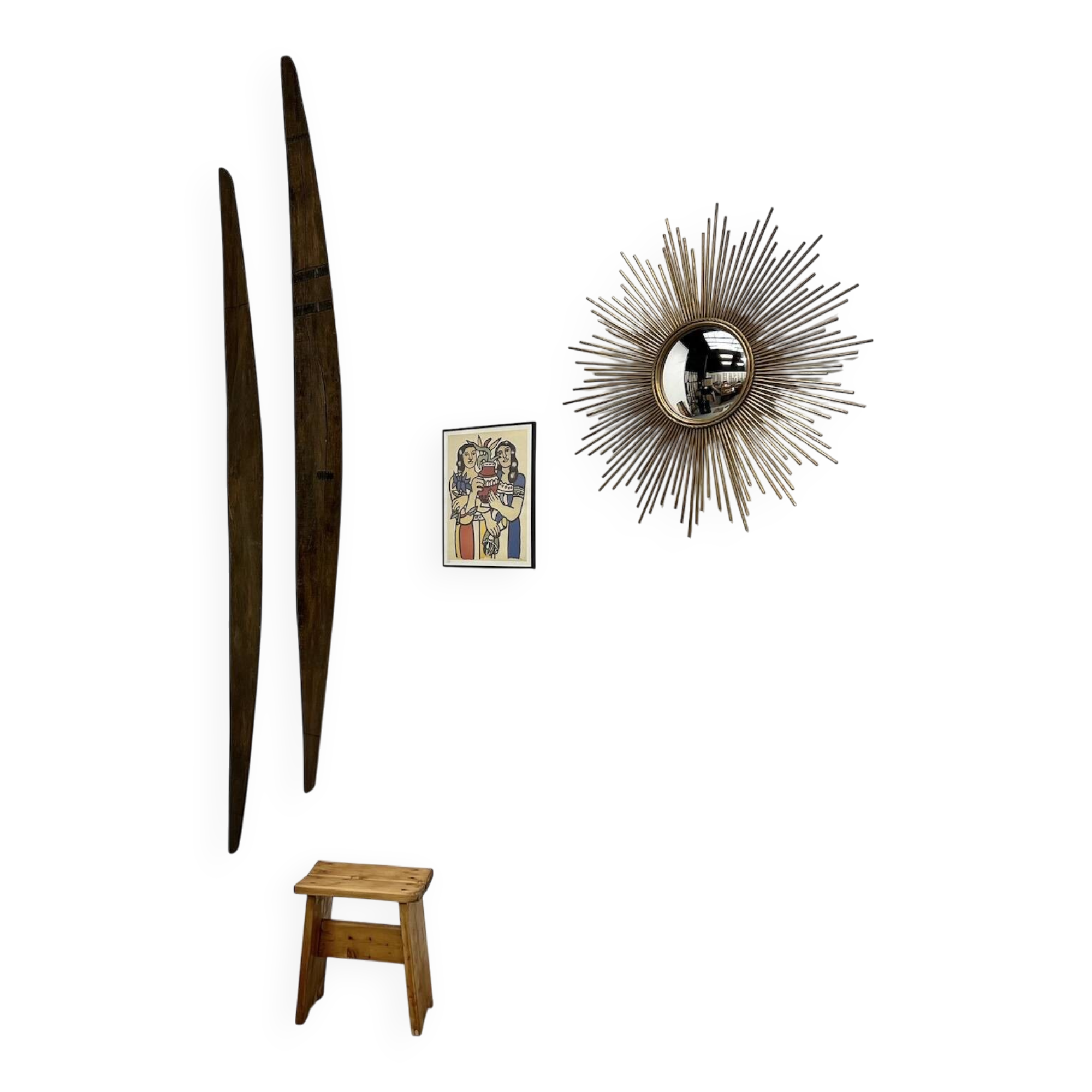 Witch's eye mirror, circa 1950