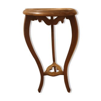 Pedestal table all wood