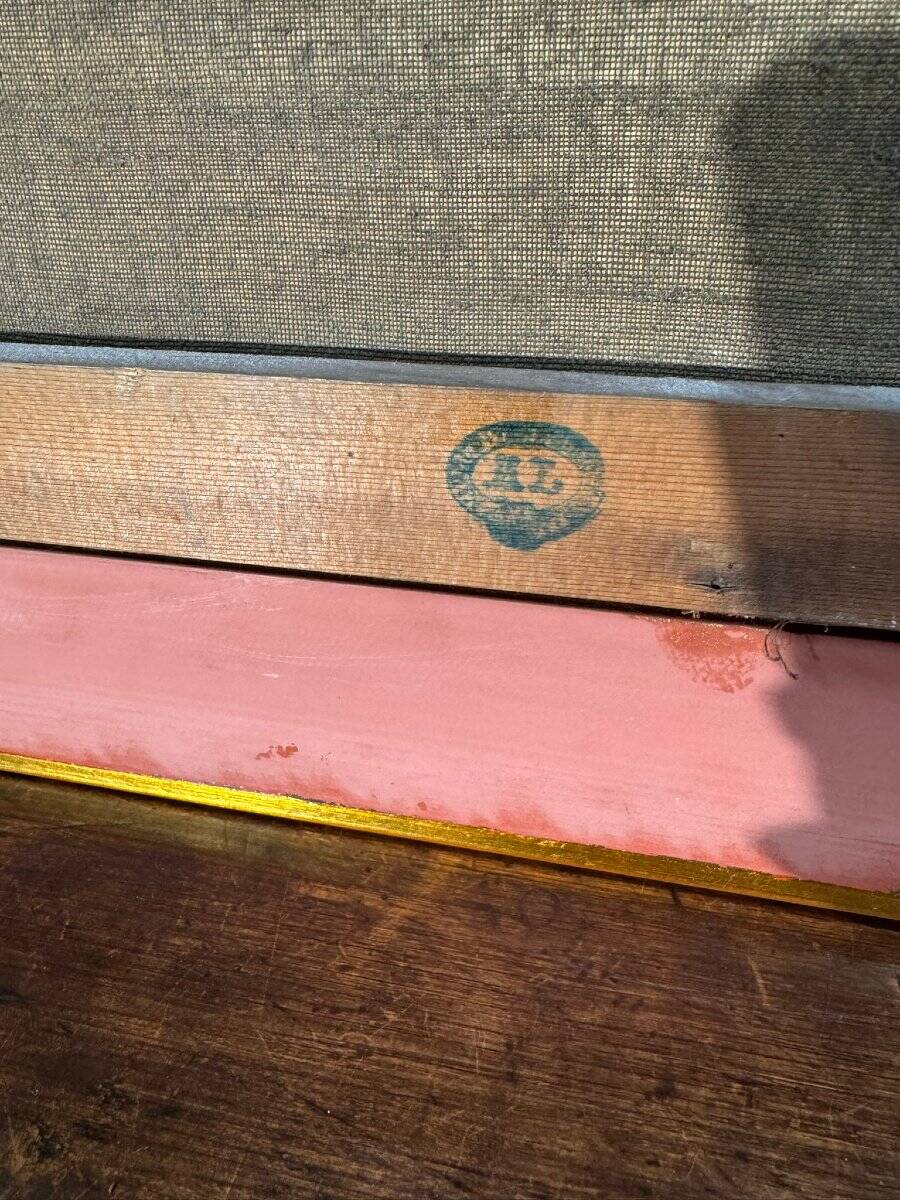 English school late 19th century: large oil on canvas "The Hunter"