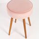Pink baby stool from the 20th century, Europe, 1960s.