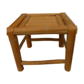 Tabouret bambou doré