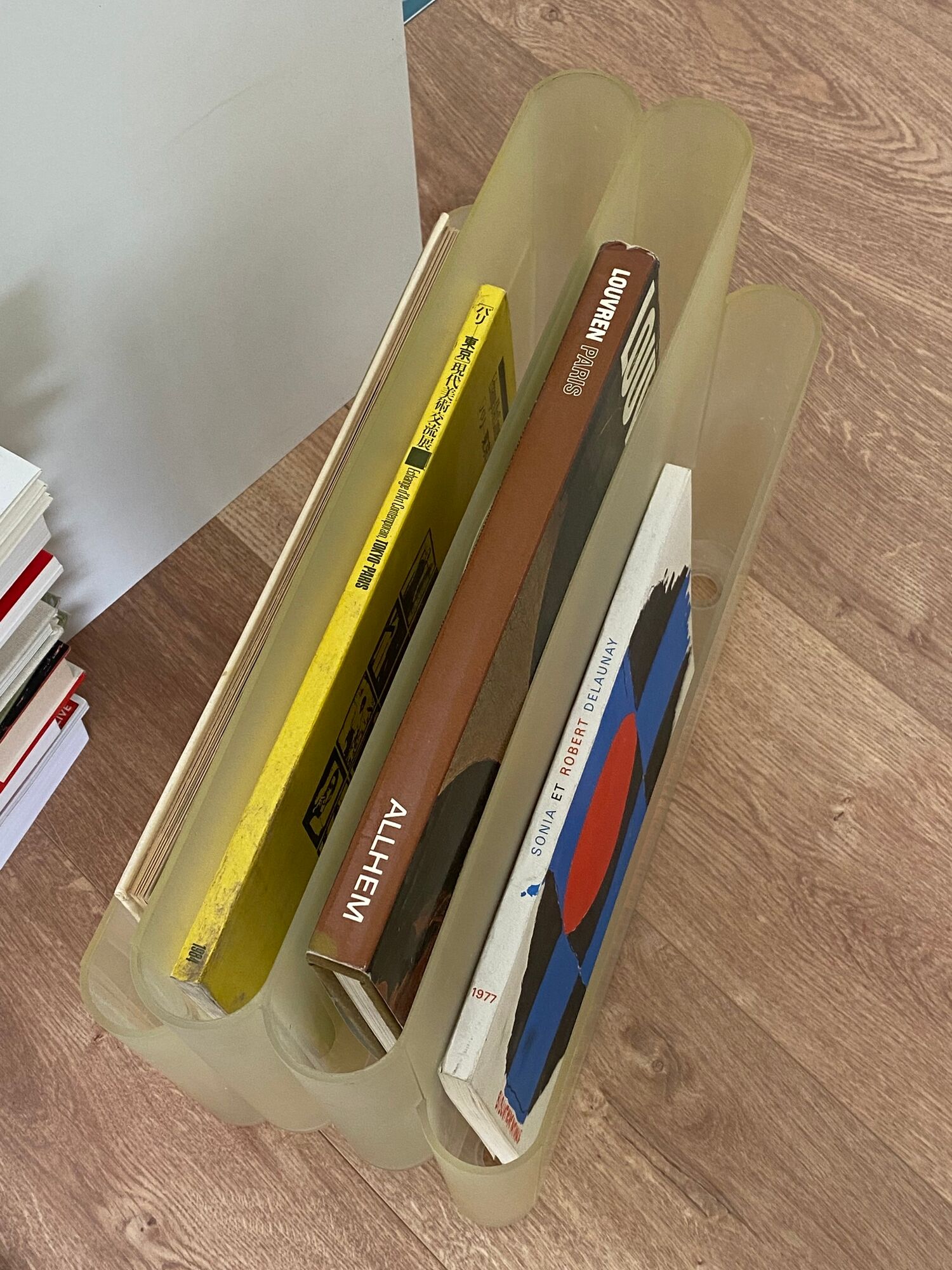 Giotto Stoppino magazine holder for Kartell - 1970