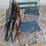 Set of folding Bistro chairs