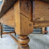 Antique French table farm dining table 19th century 73 x 201 cm