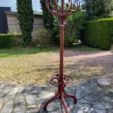 mahogany parrot coat rack