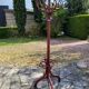 porte manteau perroquet en acajou