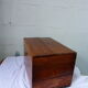 Box Archive wooden varnished wooden old chest