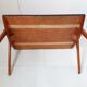 Table basse formica pieds compas 1950 vintage