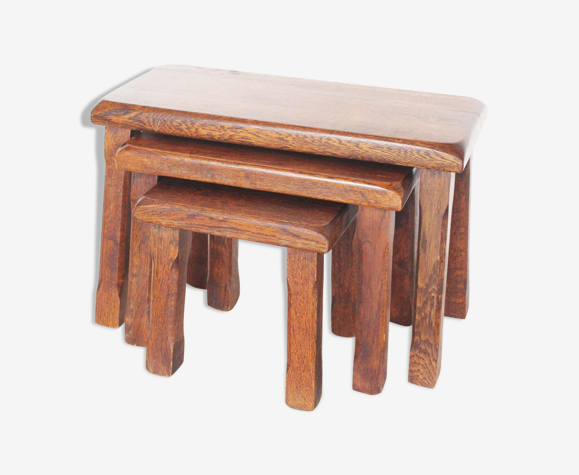 Set of three nesting tables